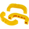 Image de 3x Lego pierre d'arc 1x6x2 jaune en haut courbé pont set 43179 60096 6132776 6183