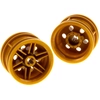 Image de 2x Lego Technic Jante 30.4x20 perle or Roue voiture véhicule 4648531 56145