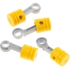Image de 4x Lego Technic moteur piston orange clair bielle nouveau-gris clair 2852 2851