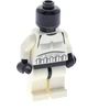 Image de 1x Lego Minifigure Star Wars Stormtrooper blanc tête noire 973pskc01 sw0188