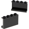 Image de 2x Lego Fenêtres Panneaux 1x4x2 noir Supports Muraux Harry Potter 6115117 14718