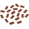Image de 20x Lego brique de construction 1x2 plaque rouge marron baguette Star Wars 4211150 6225 28653 3023