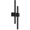 Image de Telefunken LED Applique murale d'extérieur, 47 cm, 8 W, noir, Briloner Leuchten