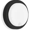 Image de Appliques murales d'ext rieur LED d tecteur de mouvement IP44 17 cm 12 W noir Telefunken