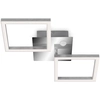Image de Plafonnier LED à détecteur TELEFUNKEN FRAME, 12 W, 1200 lm, IP20, chrome-alu, métal-plastique, 47 x 22,6 x 7,4 cm