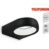 Image de Lampe LED d'extérieur Telefunken PUKA, platine LED, 4000K blanc neutre, 7,5 W, 680 lm, noir, IP44, 25000 heures, 17,5 x 14,5 x 4,5 cm