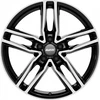Image de jante alu 17 pouces ALUTEC Ikenu 17 "x7.5" 5x112 PCD ET45 66.50mm Jante noire polie à l'avant