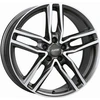 Image de jante alu 16 pouces ALUTEC Ikenu 16 "x6.5" 5x112 PCD ET41 57.10mm Jante noire