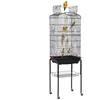 Image de Cage Oiseaux Volière Portable Design Pour Perruche Calopsitte Canari Inséparable Mandarins 46 X 35.3 X 92 Cm Avec Support Détachable - Yaheetech