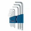 Image de Bosch Professional Allen Key Hex 9 pcs Jeu de clés à six pans (1.600.A01.TH5)