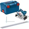 Image de BOSCH Professional 0615990M91 BOSCH Professional GKS 55+ GCE + FSN 1400 Kit scie circulaire à main 1.350 W