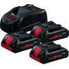 Image de Pack de 3 batteries 18V ProCORE 4Ah + chargeur GAL 18V-40 - BOSCH - 0615990N2G