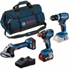Image de Pack 3 Outils 18V GSB/GDX/GWS -BOSCH - avec 2 batteries 5.5AH - chargeur - sac - 0615990N31