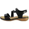 Image de Rieker Dames sandalen Sandalen Plat - Zwart - Maat 38