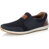 Image de Chaussons de ville Rieker pour hommes, couleur bleue, style décontracté