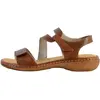 Image de Sandales Rieker pour femmes Sandales plates - Cognac - Taille 38
