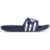 Image de Adidas Adissage Slides Homme - Tongues et Sandales, Bleu - Taille 40 2/3 - Maille/synthétique