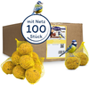 Image de 100 boules de suif Lyra Pet® Basic avec filet, 90 g chacune = 9 kg