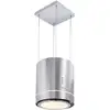 Image de Klarstein - Tron Ambience Hotte Aspirante En Îlot Ø 38 Cm Mode Recirculation 540 M³/h Led - Inox