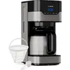 Image de Klarstein Cafetiere Espresso, Café Chaud et Glacé, Cafetières 1.2L, Machines à Café, Machines à Expresso, Petite Cafetière Electrique Acier Inoxydable 800W Café Filtre, Machine a Cafe Qualite Barista