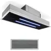 Image de High Line Hotte de plafond 90cm 410m3/h 3 niveaux classe C Noire