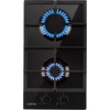 Image de Klarstein Tables de Cuisson à Gaz, Plaque de Cuisson Gaz à 2 Brûleurs, Table de Cuisson Electrique à 2 Feux de 4000W, Cuisiniere Gaz, Gaziniere Gaz avec Brûleurs en Acier Inoxydable, Cuisinières GPL