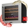 Image de Armoire à vin Klarstein, 2 zones, petite, 85 l, porte vitrée, encastrable, 36 bouteilles