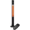 Image de Klarstein Chauffage Electrique à Infrarouge, Chauffage de Jardin de 2000W, Chauffage Interieur et Exterieur Terrasse IP44, Securisé, Oscillation, Télécommande, Chauffage d'Appoint Sans CO2