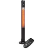 Image de Klarstein Chauffage Electrique À Infrarouge, Chauffage De Jardin De 2000w, Chauffage Interieur Et Exterieur Terrasse Ip44, Securisé, Oscillation, Télécommande, Chauffage D'Appoint Sans Co2