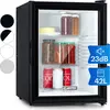 Image de Klarstein Mini Frigo de Chambre de 42L pour Snacks et Boissons, Petit Frigo Top Silencieux, Mini Bar, Petit Réfrigérateur Camping, Mini Frigo Cosmetique, Refrigerateur avec Étagères Réglables, 12-18°C
