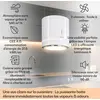 Image de Klarstein Hotte Aspirante Ilot Central de Cuisine Silencieuse et Design, Débit d'air 595m³/h, Minuteur, 3 Modes, Contrôle via Application Mobile, Hotte Aspirante Suspendue Sans Evacuation et Charbon