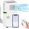 Image de Klarstein Iceblock Ecosmart 7 Climatiseur Mobile - 7,000 BTU, 10-14 m², WiFi & Télécommande, 3-en-1 Climatiseur, Ventilateur & Déshumidificateur, Économe Énergie A, Silencieux, Blanc