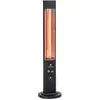 Image de Klarstein Chauffage Electrique À Infrarouge, Chauffage De Jardin De 1200w, Chauffage Exterieur Terrasse Ip65, Protectélécommande, Chauffage D'Appoint Sans Co2ion Basculement, T