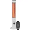 Image de Klarstein Chauffage Electrique à Infrarouge, Chauffage de Jardin de 1200W, Chauffage Interieur et Exterieur Terrasse IP65, Protection Basculement, Télécommande, Chauffage d'Appoint Sans CO2