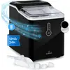 Image de Klarstein Machine a Glacons pour la Maison, Capacité de 1.5L, Fabrique Rapidement Jusqu'à 12kg de Glacons, Machine a Glaces Petits et Grands Glaçons en Forme de Balles, Autonettoyante, Ice Maker