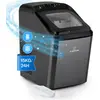 Image de Klarstein Machine a Glacons pour la Maison, Capacité de 2,9L, Fabrique Rapidement Jusqu'à 15kg de Glacons en 2 Tailles Différentes, Machine à Glaçons, Ice Maker avec Commandes Tactiles, Autonettoyante
