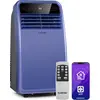Image de Klarstein Metrobreeze New York Smart 7k Climatiseur Mobile   7000 BTU, 21-34 m²,Smartphone, Silencieux, Déshumidificateur, Ventilateur 3 Vitesses, Classe A, Minuterie 24h, Pourpre