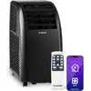 Image de Klarstein Metrobreeze Rome Smart Climatiseur Mobile - 10,000 BTU, 29-49 m², WiFi & Alexa Compatible, 3 Modes, Télécommande, Énergie A+, Roulettes, Kit Fenêtre Inclus, Noir