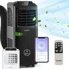 Image de Klarstein Pure Blizzard Smart 7k Climatiseur Mobile - 7000 BTU, 21-34 m², Contrôle App & Alexa, Ventilateur & Déshumidificateur, Silencieux, Classe A, Minuterie 24h, Roulettes, R290, Blanc