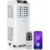 Image de Klarstein Pure Blizzard Smart 9k Climatiseur Mobile - 9000 BTU, 26-44 m², Contrôle App & Alexa, Silencieux, Ventilation & Déshumidification, Minuterie, Énergie A, Roulettes, Blanc