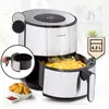 Image de Klarstein Friteuse Sans Huile, Friteuse Compacte à Air Chaud 1500W à Chauffage Rapide pour la Cuisine, Airfryer 4.3L avec Ecran Tactile, Minuterie, Température Réglable, 8 Programmes de Cuisson