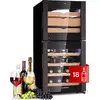 Image de Klarstein Cave a Vin et Fromage, Réfrigérateur à Vin et Fromage, Porte en Verre, Cave à Vin Vieillissement, Prosecco, Ecran Tactile, Armoire a Vin, Contrôle Température, Protection UV, Caves à Vin 89L