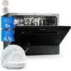 Image de Klarstein Mini Lave Vaisselle de 8 Couvert, Lave-vaisselles Silencieux, 6 Programmes de Lavage, Petit Lave-vaisselle de Table, Lave vaisselle Portable, Facile à Installer pour la Maison et Bureau