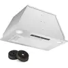 Image de Klarstein Hotte Aspirante Encastrable 52 cm, Hotte Aspirante Silencieuse, Hotte de Cuisine avec Lampes LED, Débit d'Air Puissant 439 m³/h, Minuterie, Commandes Tactiles, Hotte avec Évacuation