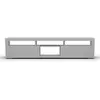 Image de Blumfeldt TV Board Blanc, Meuble de salon pour TV, Meuble TV 150 cm avec Color-LEDs, Grand TV Lowboard, Meubles TV bas avec espace de rangement, Armoire pour TV, Armoire TV Moderne, Blanc