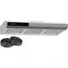 Image de Klarstein Contempo 90 Hotte Aspirante, 90cm Hotte Cuisine avec Éclairage LED, 200 m³/h, Filtres à Charbon Actif, Compacte & Moderne, Argent