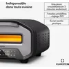 Image de Klarstein Accessoires Pour Four à Pizza - 1700W, 430°C, Double Chauffage, Compact, 7 Programmes, Affichage Numérique, Poignée Cool-Touch, Porte en Verre à 3 Couches, Boîtier en Acier Noir