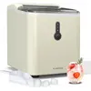 Image de Klarstein Machine à glaçons petite - 12 kg/24 h, cycle 8 min, réservoir d'eau 1,5 L, voyants LED, portable, couvercle transparent, pelle incluse - machine à glaçons pour les fêtes