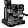 Image de Klarstein Bella Café machine à café en grain   19 bars, 1550 W, broyeur Intégré 200 g, mousseur à lait, réservoir 1,4 L, Thermobloc, Inserts Pour 2 Tasses, acier inoxydable, noir