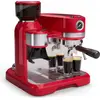 Image de Klarstein Bella Café machine à café en grains   19 bars, 1550 W, broyeur intégré 200 g, réservoir 1,4 L, mousseur à lait, Thermobloc, Inserts Pour 2 Tasses, rouge